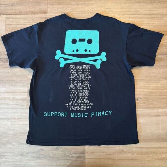 Alestorm Support Music Piracy Tour Concert Tee Black Size XL Folk Metal Rock - Picture 4 of 4